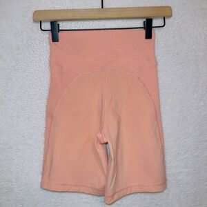 Offline by Aerie Pink Tie Dye High Rise 7'' Inseam Goals Bike Shorts size small